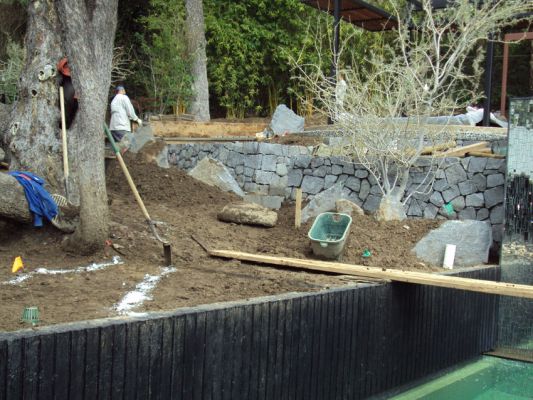 GRADING & BUILDING MOUNDS