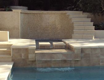 Lazar waterfall & stairs